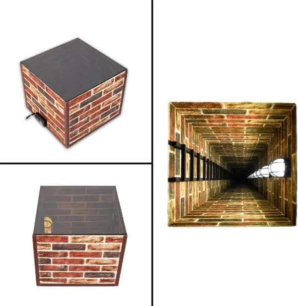 ترابيزة قهوة LED بمرآة لا نهائية | Infinity Coffee Table FB-301