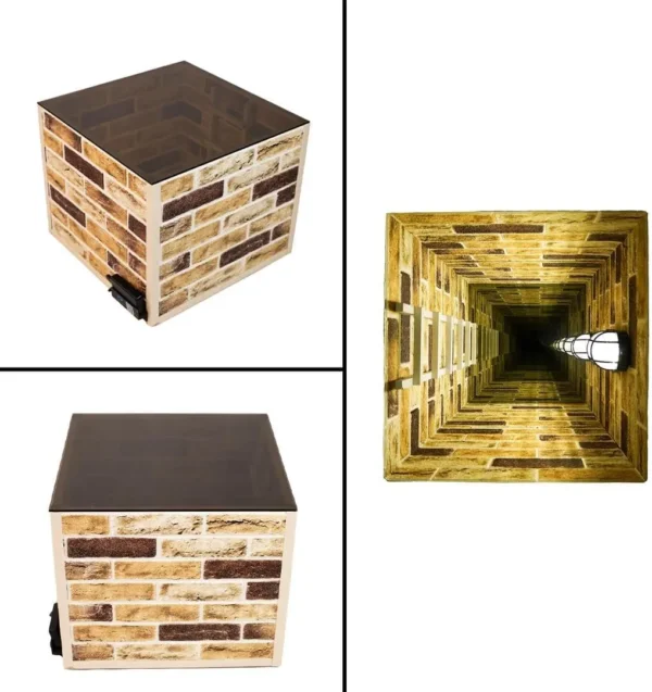 ترابيزة قهوة LED بمرآة لا نهائية | Infinity Coffee Table FB-302