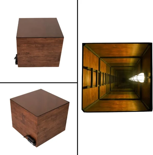 ترابيزة قهوة LED بمرآة لا نهائية | Infinity Coffee Table WB-401