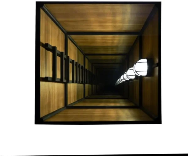 ترابيزة قهوة LED بمرآة لا نهائية | Infinity Coffee Table WB-402