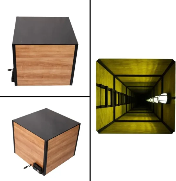 ترابيزة قهوة LED بمرآة لا نهائية | Infinity Coffee Table WB-402