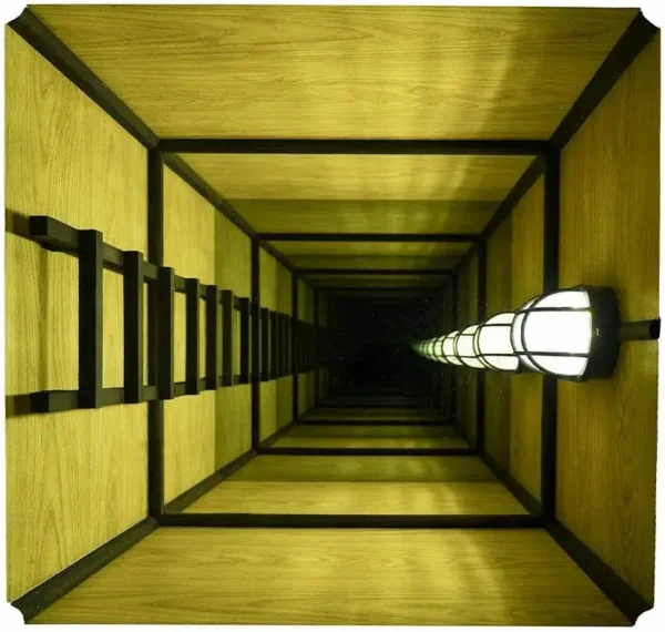 ترابيزة قهوة LED بمرآة لا نهائية | Infinity Coffee Table WB-403